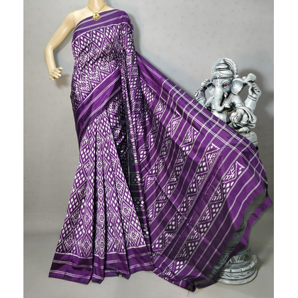 PRIHIDSS4D26TTCD08- Ikat silk saree