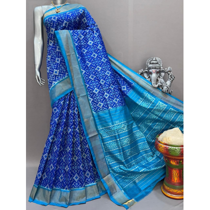 PSNTIDSS4D26NCCD23- Ikat silk saree