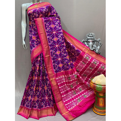 PSNTIDSS4D26NCCD26- Ikat silk saree