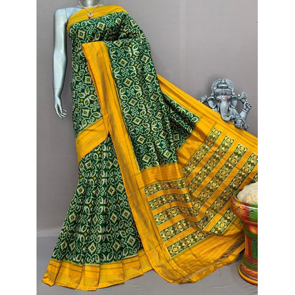 PSNTIDSS4D26NCCD31- Ikat silk saree