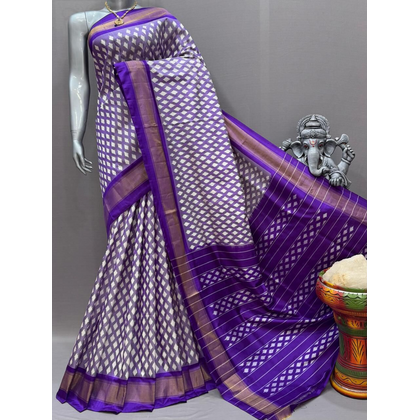 PSNTIDSS4D26TSDD11- Ikat silk saree