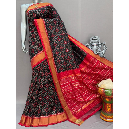 PSNTIDSS4D29NDDC01- Ikat silk saree