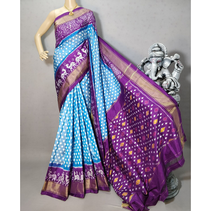 PRIHIDSS5J03TTDD24- Ikat silk saree