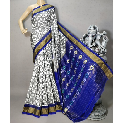 PRIHIDSS5J06BTCD04- Ikat silk saree