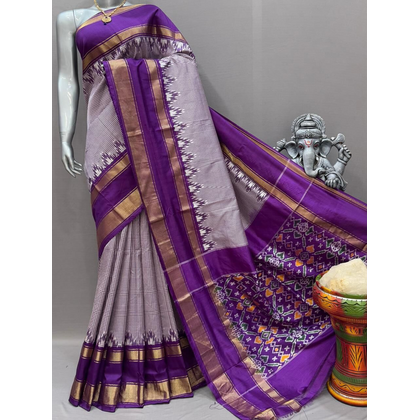 PSNTIDSS4D31TSDC20- Ikat silk saree