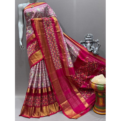 PSNTIDSS5J01NCCD46- Ikat silk saree