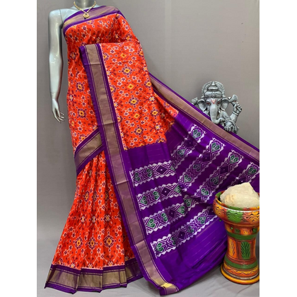 PSNTIDSS5J02NCDD11- Ikat silk saree