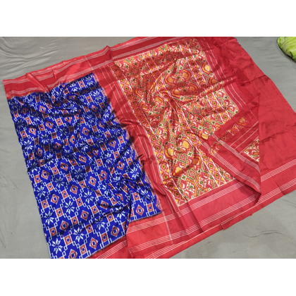 PGMRIDSS5J07BXCD16- Ikat silk saree