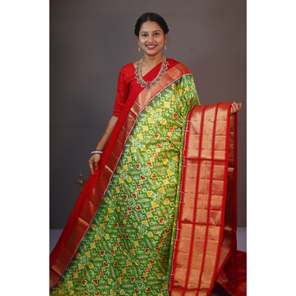 PANHIDSS5J11BNDC29- Ikat silk saree