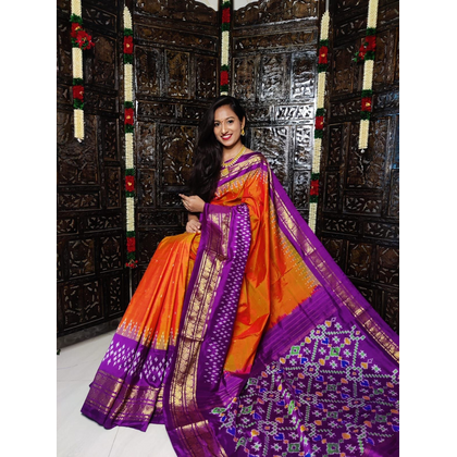 PRKSIDSS5J09NCDC06- Ikat silk saree