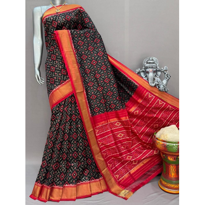 PSNTIDSS5J07NDDC30- Ikat silk saree