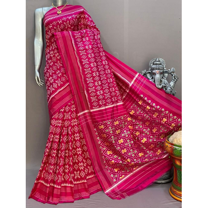 PSNTIDSS5J08TSCC06- Ikat silk saree