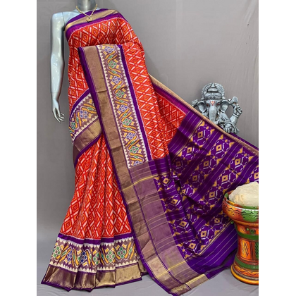 PSNTIDSS5J09NCCC04- Ikat silk saree