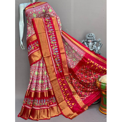 PSNTIDSS5J09NCCC14- Ikat silk saree