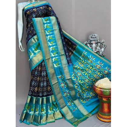 PSNTIDSS5J09NCCC31- Ikat silk saree