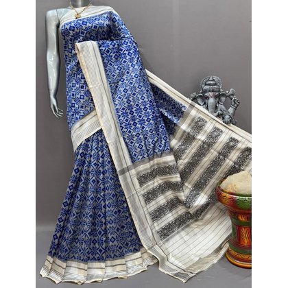 PSNTIDSS5J11NCCD41- Ikat silk saree