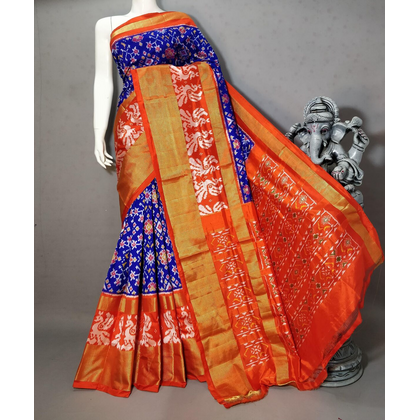 PSTHIDSS5J08NDCD07- Ikat silk saree