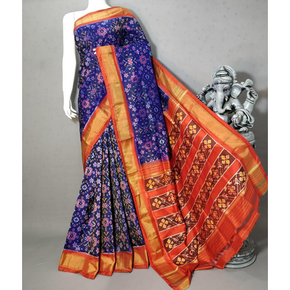 PSTHIDSS5J08NDCD25- Ikat silk saree