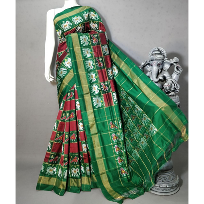 PSTHIDSS5J08NDCD37- Ikat silk saree