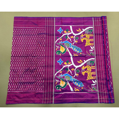 PMICIDSS5J24BDCD35- Ikat silk saree