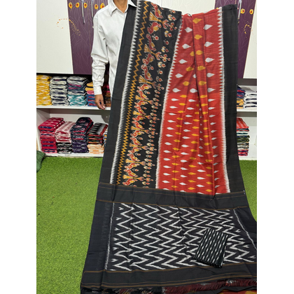 PSRGICTS5J26INDD38- Ikat cotton saree