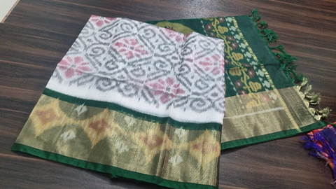 PGMRISCS4S24EZDC01- Ikat Sico saree