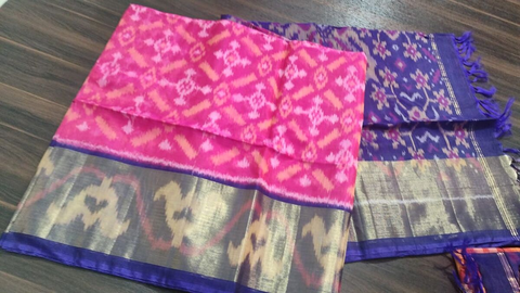 PGMRISCS4S24EZDC02- Ikat Sico saree