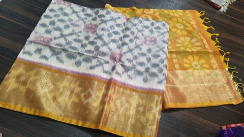 PGMRISCS4S24EZDC06- Ikat Sico saree