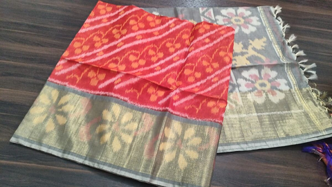 PGMRISCS4S24EZDC12- Ikat Sico saree