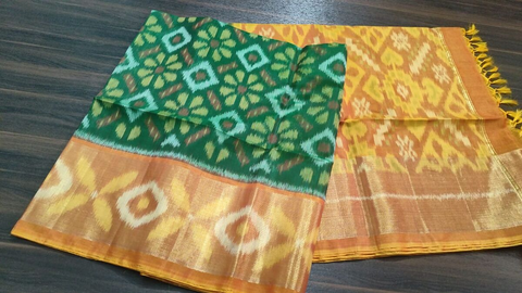 PGMRISCS4S24EZDC14- Ikat Sico saree