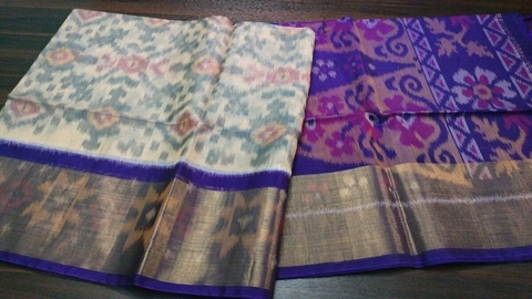 PGMRISCS4S24EZDC29- Ikat Sico saree