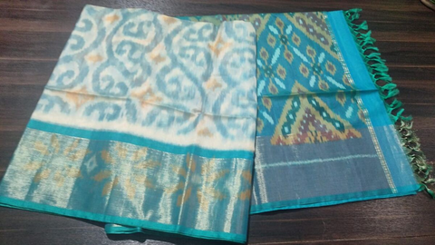 PGMRISCS4S24EZDC38- Ikat Sico saree