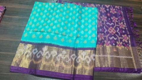 PGMRISCS4S24EZDC44- Ikat Sico saree