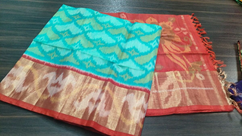 PGMRISCS4S24EZDC50- Ikat Sico saree