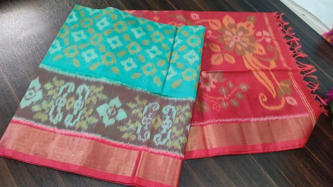 PGMRISCS4O22ECDD39- Ikat Sico saree