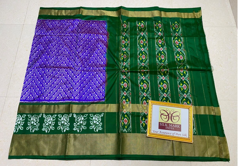 PPHSIDSS4O26BSCC01- Ikat silk saree