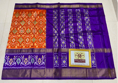 PPHSIDSS4D24BSCD08- Ikat silk saree