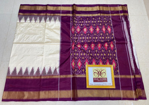 PPHSIDSS4D04BDCC02- Ikat silk saree