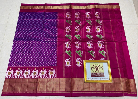 PPHSIDSS4D29BSDC31- Ikat silk saree