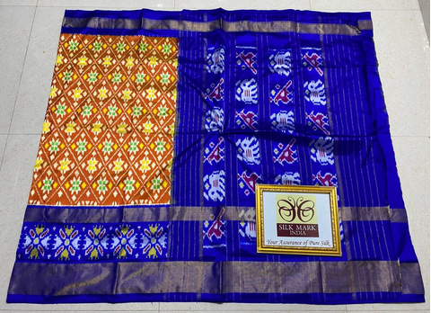 PPHSIDSS4D10BSCD14- Ikat silk saree