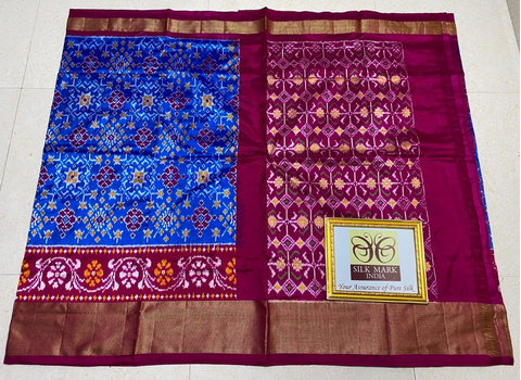 PPHSIDSS4D29BSDC01- Ikat silk saree