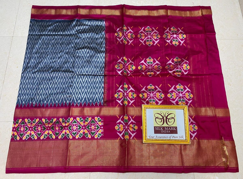 PPHSIDSS4D29BSDC34- Ikat silk saree