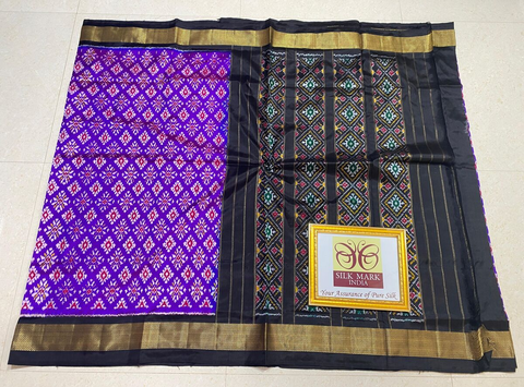 PPHSIDSS4O26BSCC10- Ikat silk saree