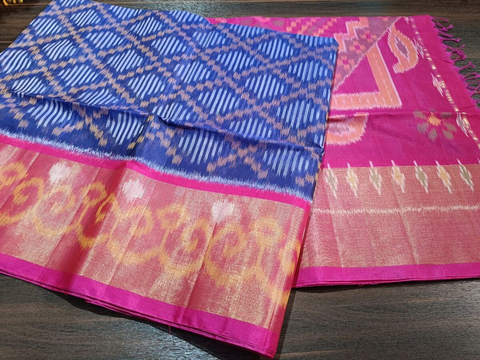 PGMRISCS4S24EZDC17- Ikat Sico saree