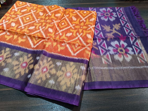 PGMRISCS4S24EZDC22- Ikat Sico saree