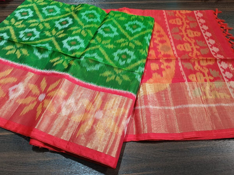 PGMRISCS4S24EZDC31- Ikat Sico saree