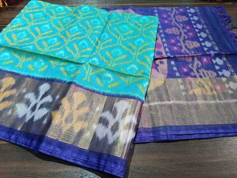 PGMRISCS4S24EZDC32- Ikat Sico saree