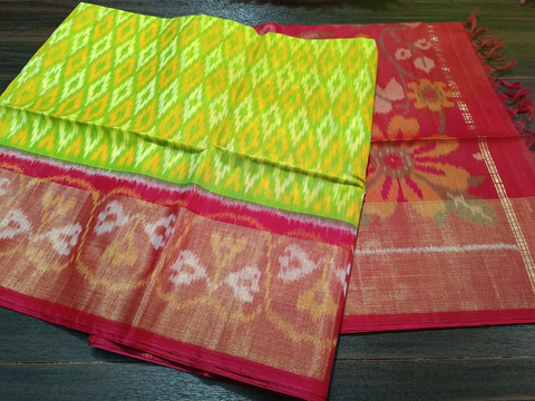 PGMRISCS4S24EZDC37- Ikat Sico saree