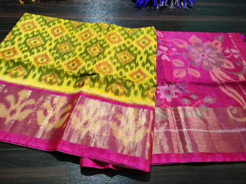 PGMRISCS4S24EZDC40- Ikat Sico saree