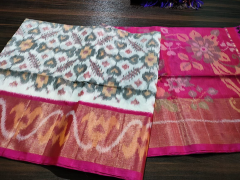 PGMRISCS4S24EZDC42- Ikat Sico saree